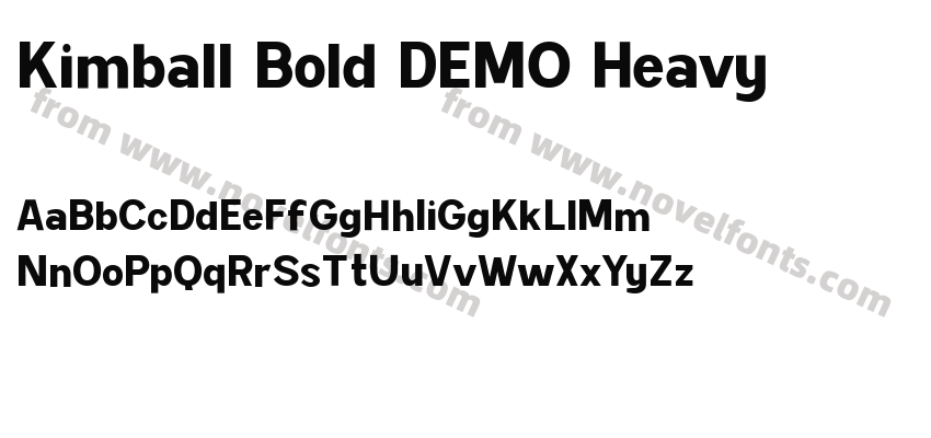 Kimball Bold DEMO HeavyPreview