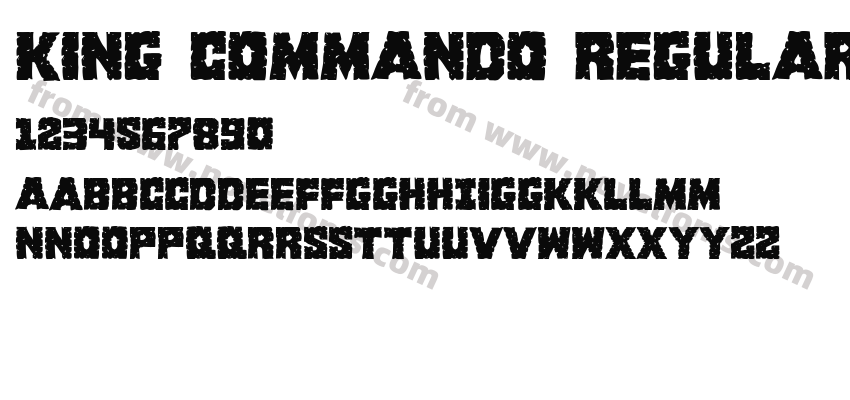 King Commando RegularPreview