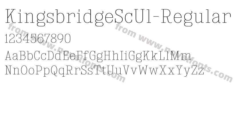 KingsbridgeScUl-RegularPreview