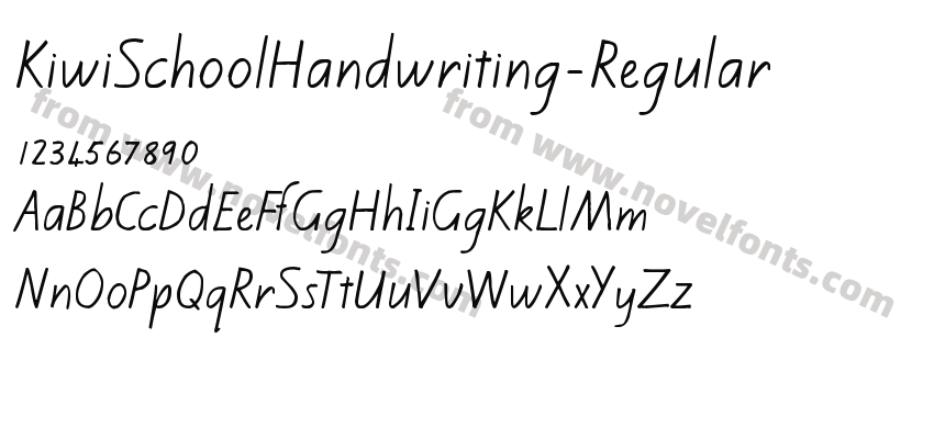 KiwiSchoolHandwriting-RegularPreview