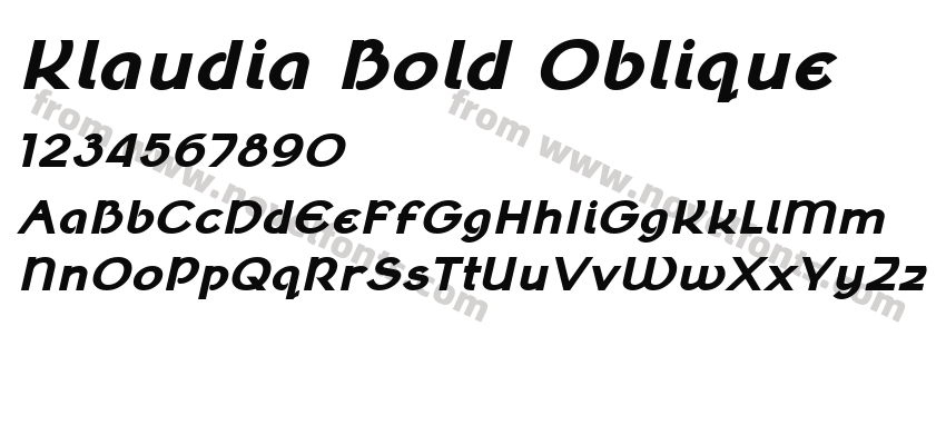 Klaudia Bold ObliquePreview