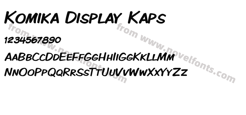 Komika Display KapsPreview