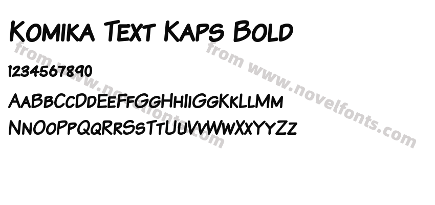 Komika Text Kaps BoldPreview