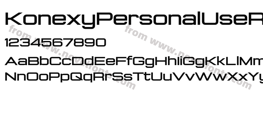 KonexyPersonalUseRegularPreview