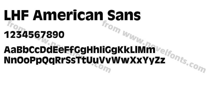 LHF American SansPreview