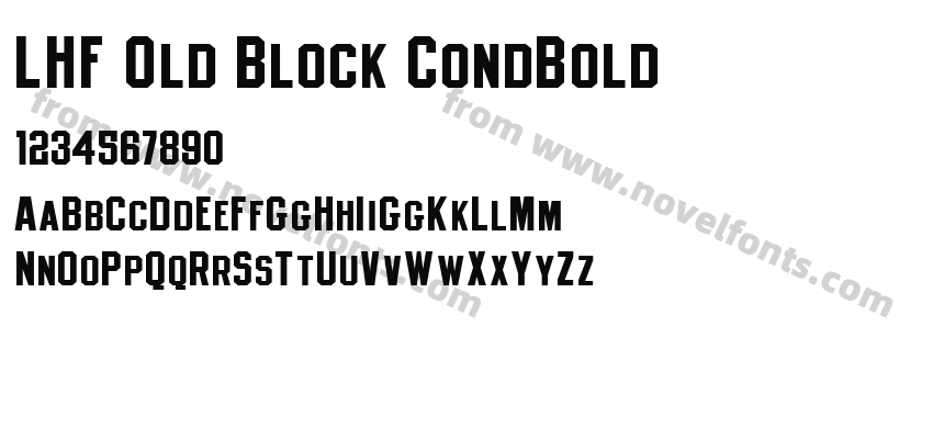 LHF Old Block CondBoldPreview