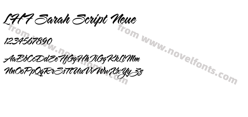 LHF Sarah Script NeuePreview