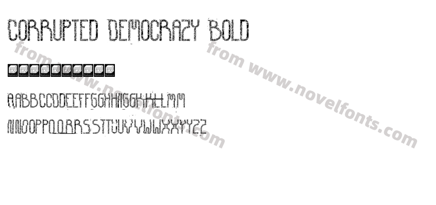 Corrupted Democrazy BoldPreview