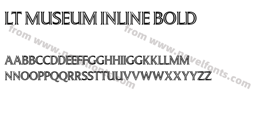 LT Museum Inline BoldPreview