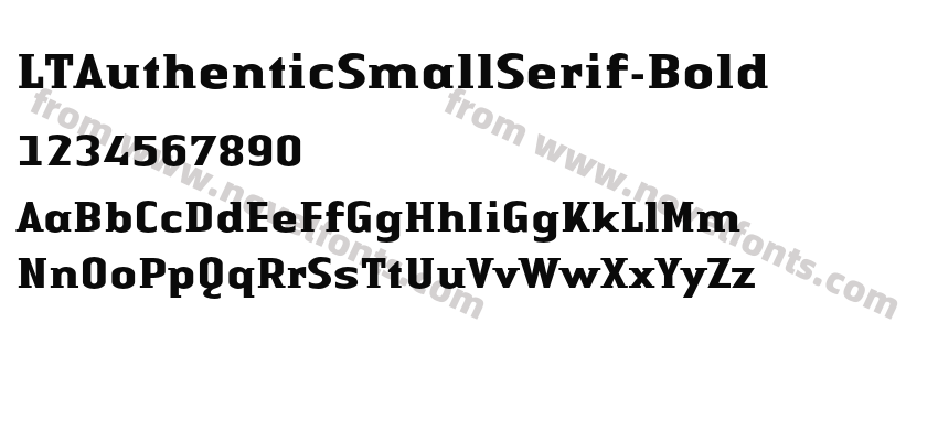 LTAuthenticSmallSerif-BoldPreview