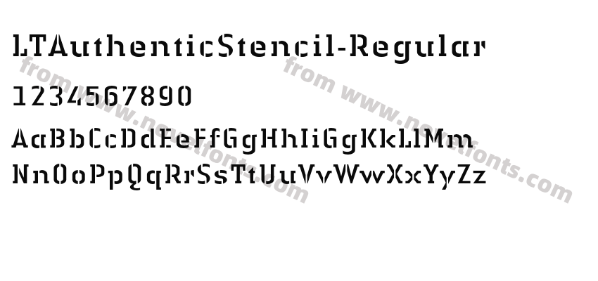 LTAuthenticStencil-RegularPreview