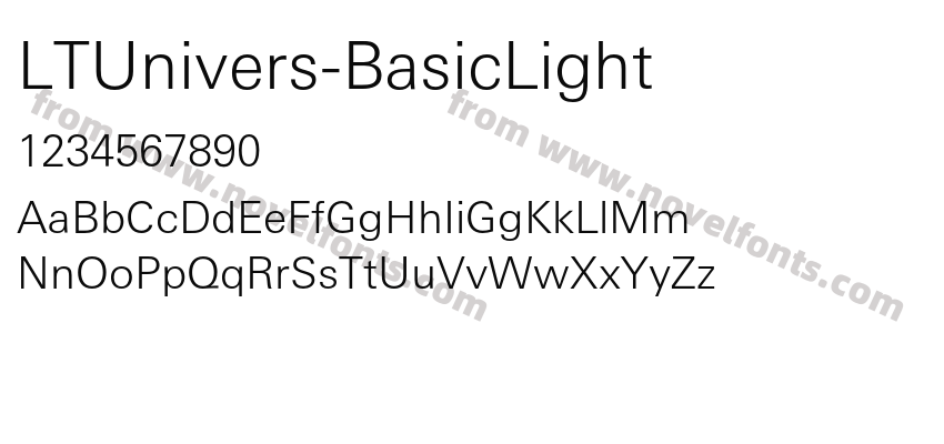 LTUnivers-BasicLightPreview