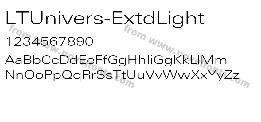 LTUnivers-ExtdLightPreview
