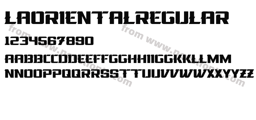 LaOrientalRegularPreview