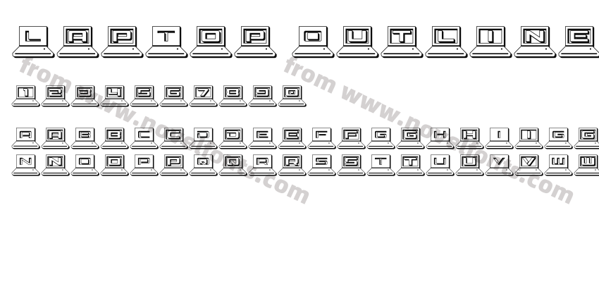 LapTop OutlinePreview