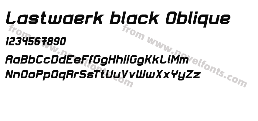 Lastwaerk black ObliquePreview