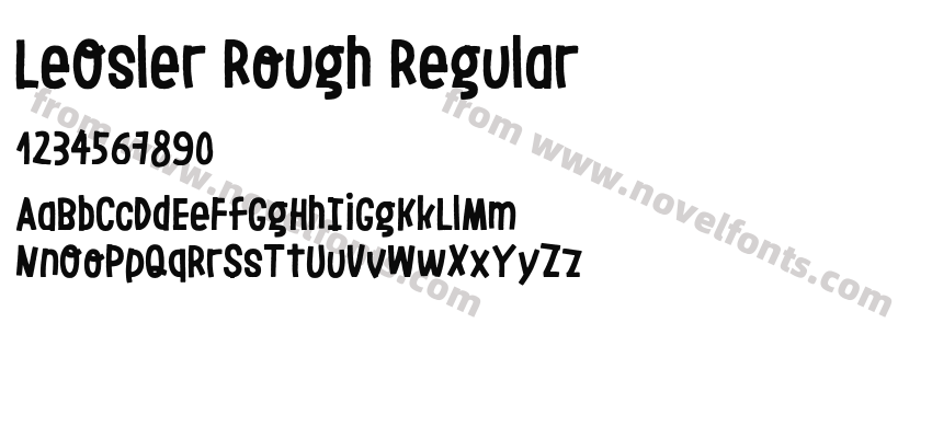 LeOsler Rough RegularPreview