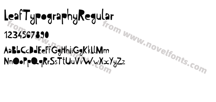 LeafTypographyRegularPreview