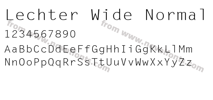 Lechter Wide NormalPreview
