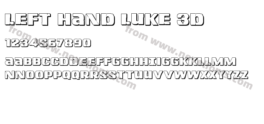 Left Hand Luke 3DPreview