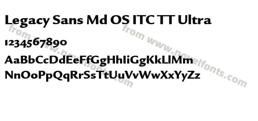 Legacy Sans Md OS ITC TT UltraPreview