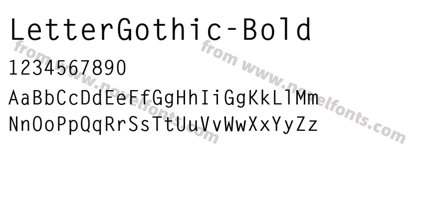 LetterGothic-BoldPreview