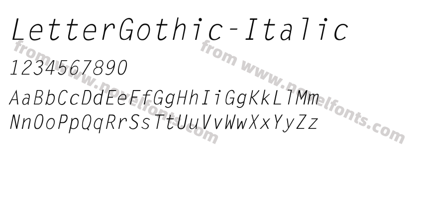 LetterGothic-ItalicPreview