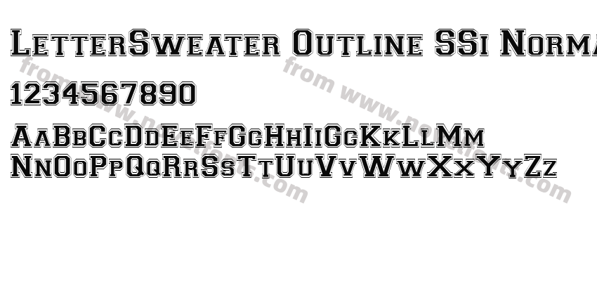 LetterSweater Outline SSi NormalPreview