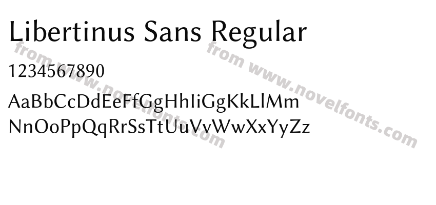 Libertinus Sans RegularPreview