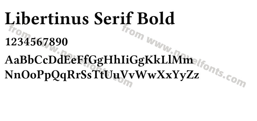 Libertinus Serif BoldPreview