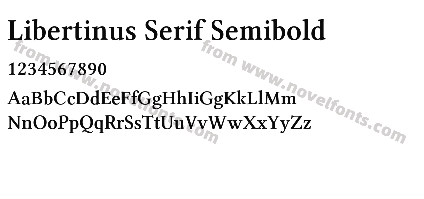 Libertinus Serif SemiboldPreview