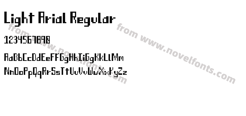 Light Arial RegularPreview