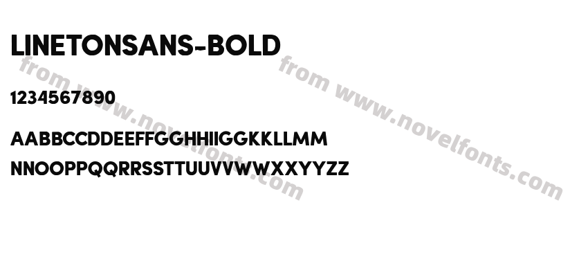 LinetonSans-BoldPreview