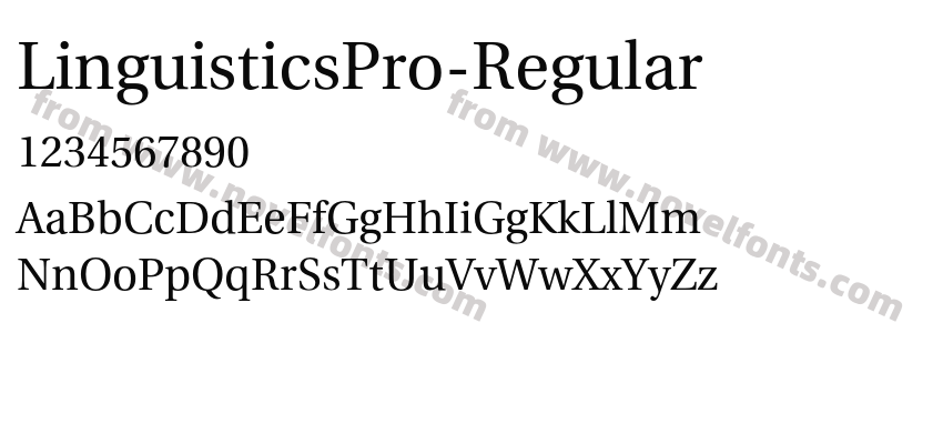 LinguisticsPro-RegularPreview