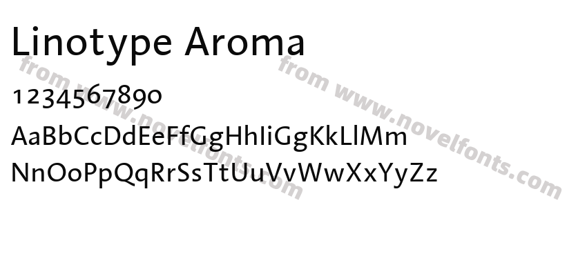 Linotype AromaPreview