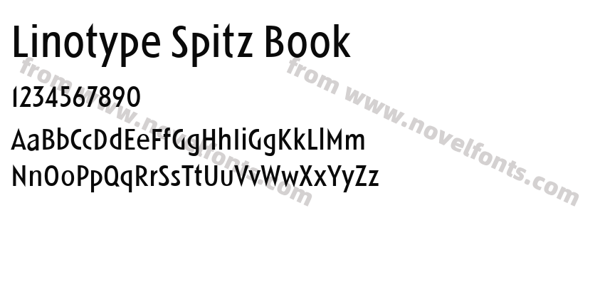 Linotype Spitz BookPreview