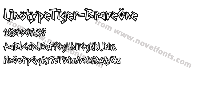 LinotypeTiger-BraveOnePreview