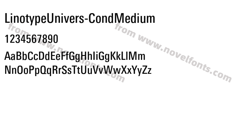 LinotypeUnivers-CondMediumPreview