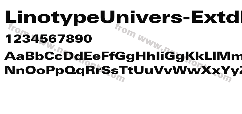 LinotypeUnivers-ExtdBlackPreview