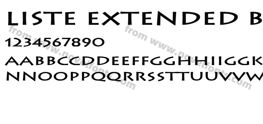 Liste Extended BoldPreview