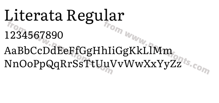 Literata RegularPreview