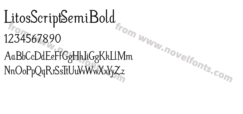 LitosScript-SemiBoldPreview
