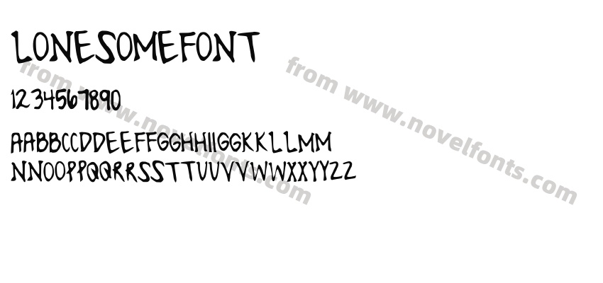 LonesomeFontPreview