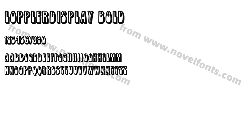 LopplerDisplay BoldPreview