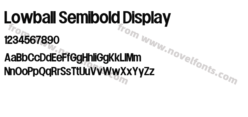 Lowball Semibold DisplayPreview