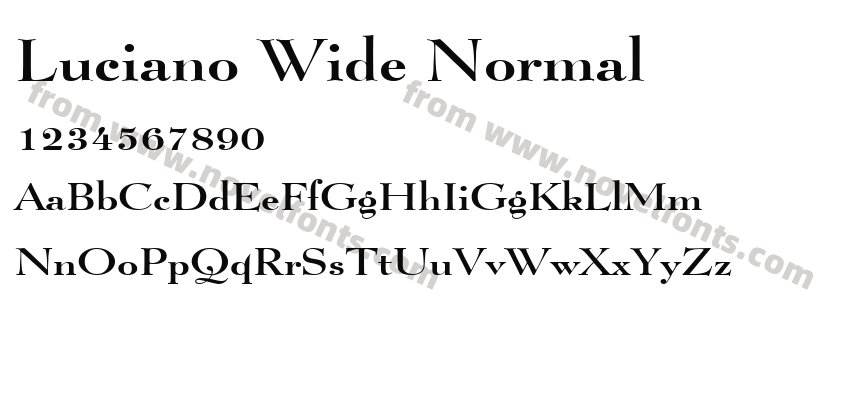 Luciano Wide NormalPreview