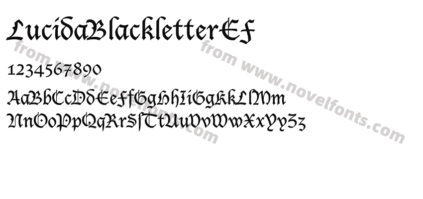 LucidaBlackletterEFPreview