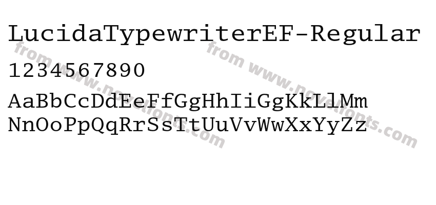 LucidaTypewriterEF-RegularPreview