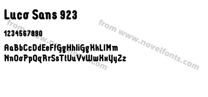 Luco Sans 923Preview