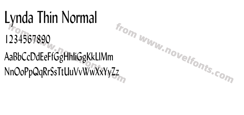 Lynda Thin NormalPreview